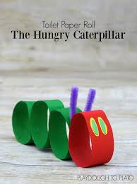 Toilet Paper Roll Hungry Caterpillar Craft 